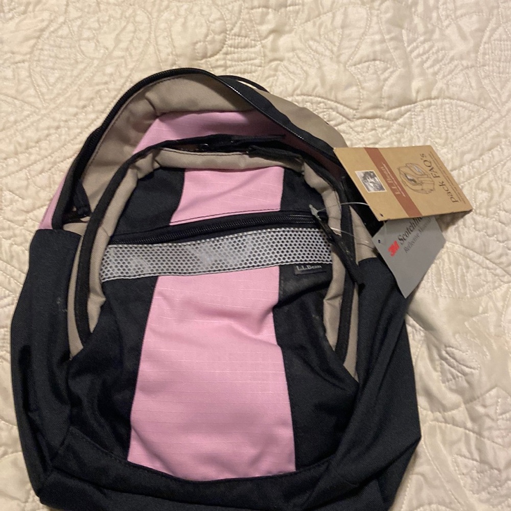 LLBean pink small pack, sling style NEW